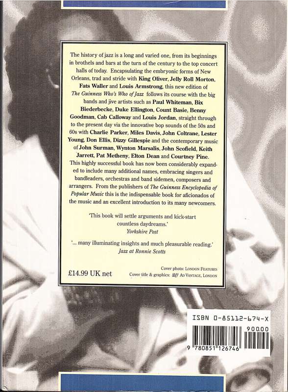 The Guiness Who's Who of Jazz - Colin Larkin (General Editor)