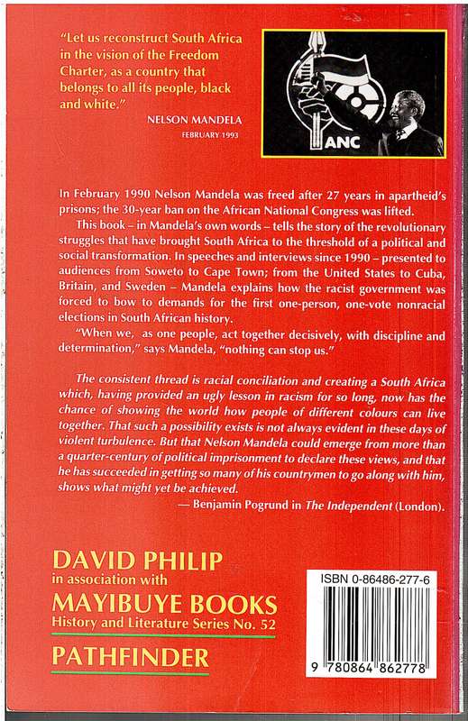 Nelson Mandela Speaks: Forging a Democratic, Nonracial South Africa - Steve Clark (Ed)