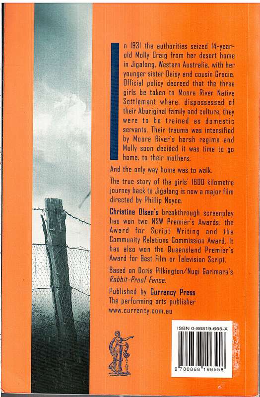 The Rabbit-Proof Fence: Screenplay - Christine Olsen