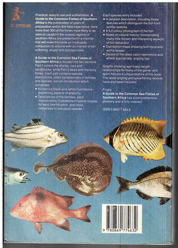 A Guide to the Common Sea Fishes of Southern Africa - Rudy van der Elst (2nd Revised and Updated Ed)