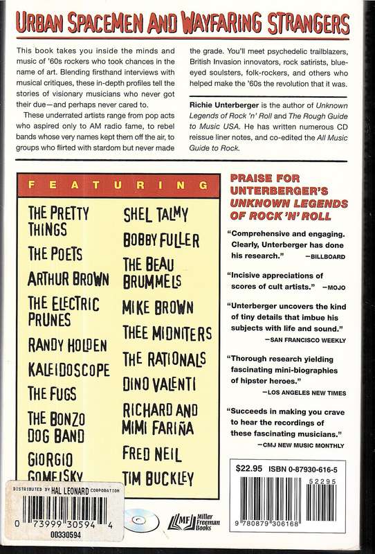 Urban Spacemen & Wayfaring Strangers: Overlooked Innovators & Eccentric Visionaries of 60s Rock-Unte