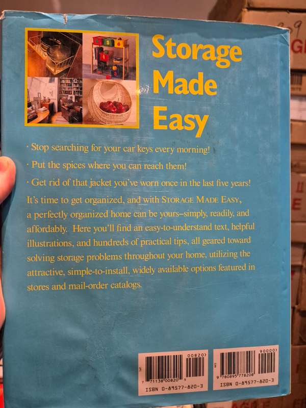 Storage Made Easy: Great Ideas for Reorganizing Every Room in Your Home - Candace Ord Manroe