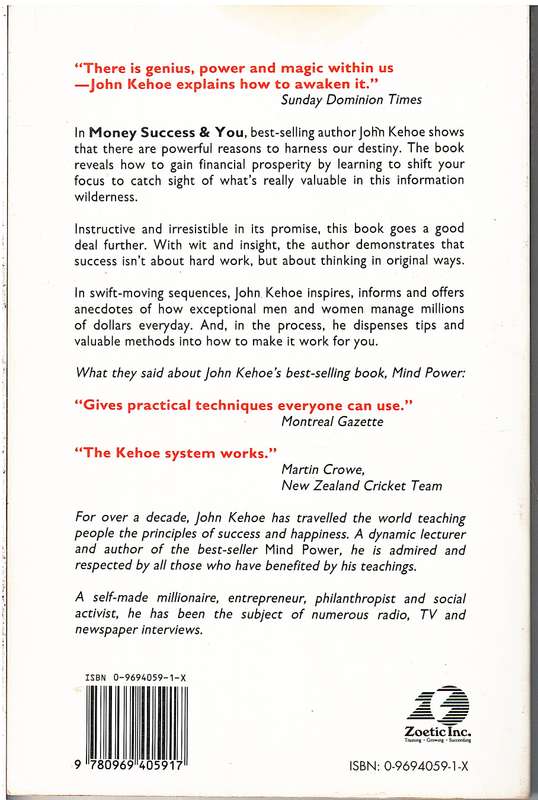 Money, Success, and You - John Kehoe
