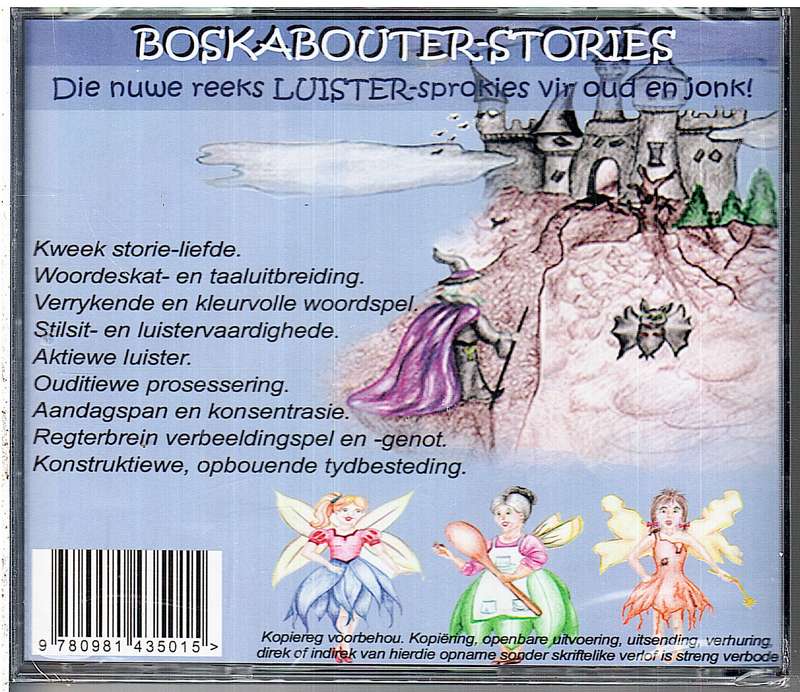 Boskabouter-stories CD 1: "Die Verlore Liggies" CD [NEW / SEALED]
