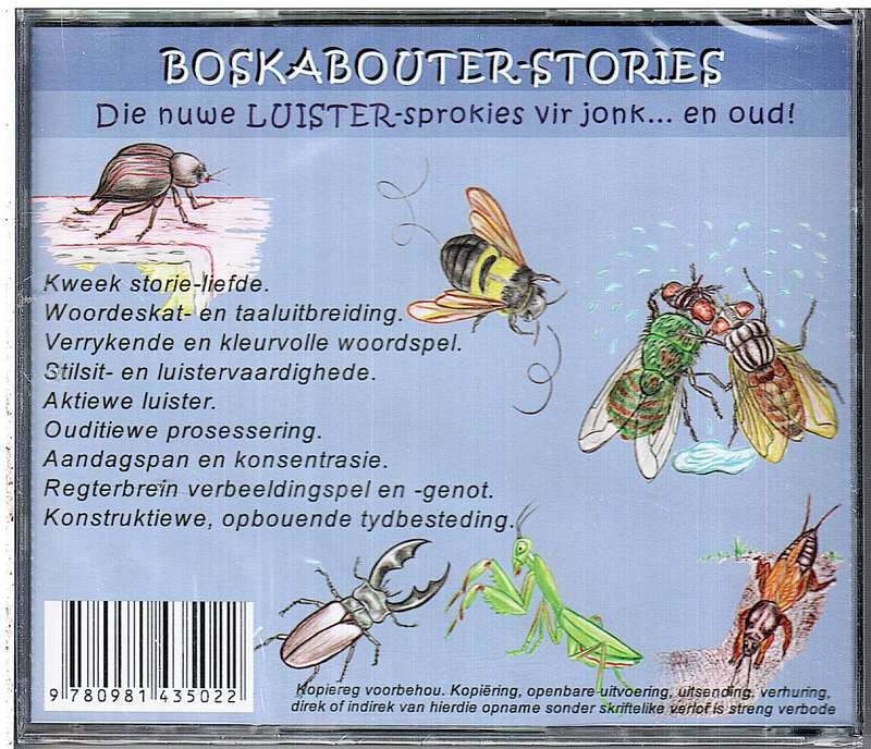 Boskabouter-stories CD 2: "Die Ontvoering" CD [NEW / SEALED]