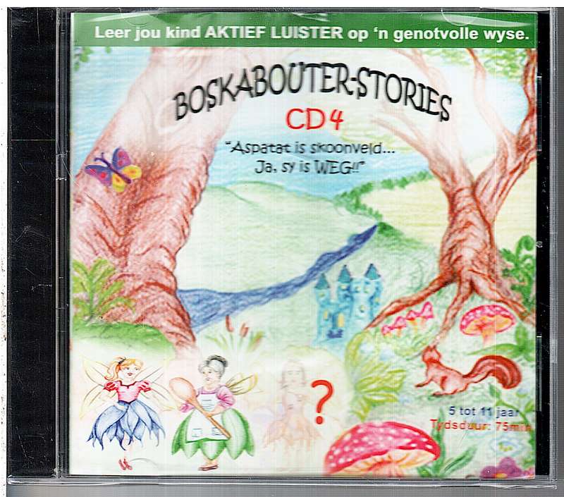 Boskabouter-stories CD 4: "Aspatat is skoonveld...Ja, sy is WEG" CD [NEW / SEALED]