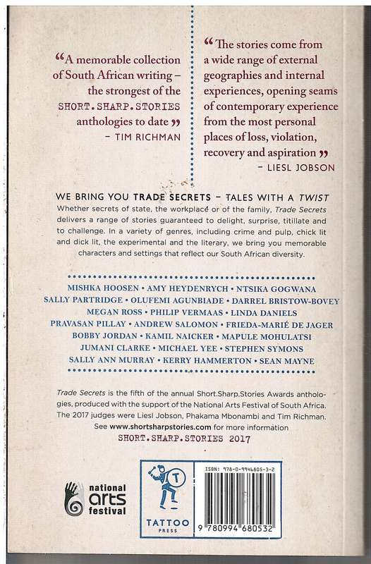 Trade Secrets: Tales With A Twist - Edited by Joanne Hichens [Foreword By Yewande Omatoso]