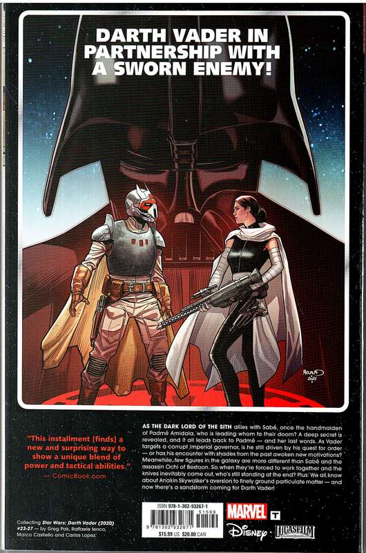 Star Wars: Darth Vader Volume 5 The Shadow's Shadow - Greg Pak