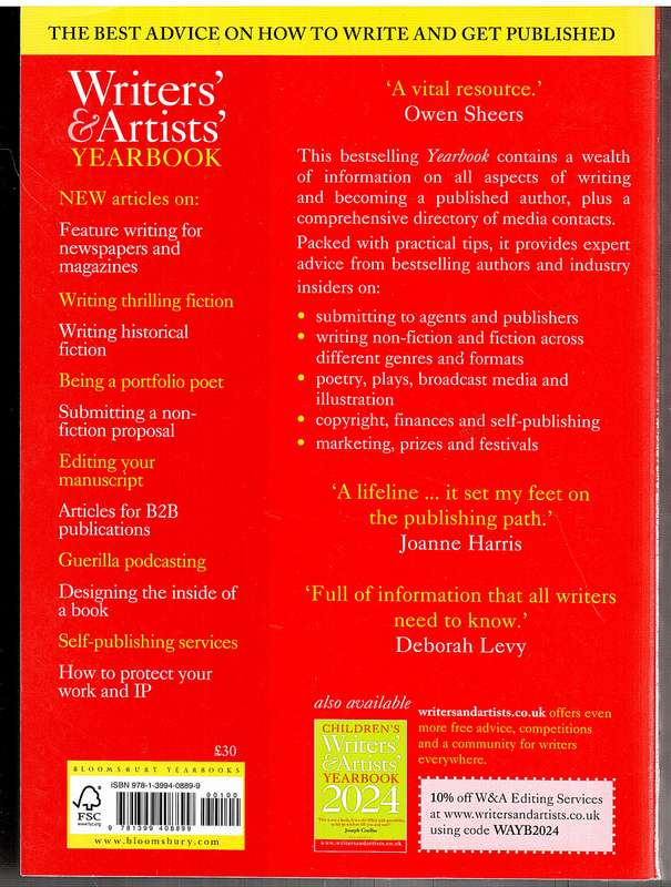 Writers' & Artists' Yearbook 2024 - Claire Fuller