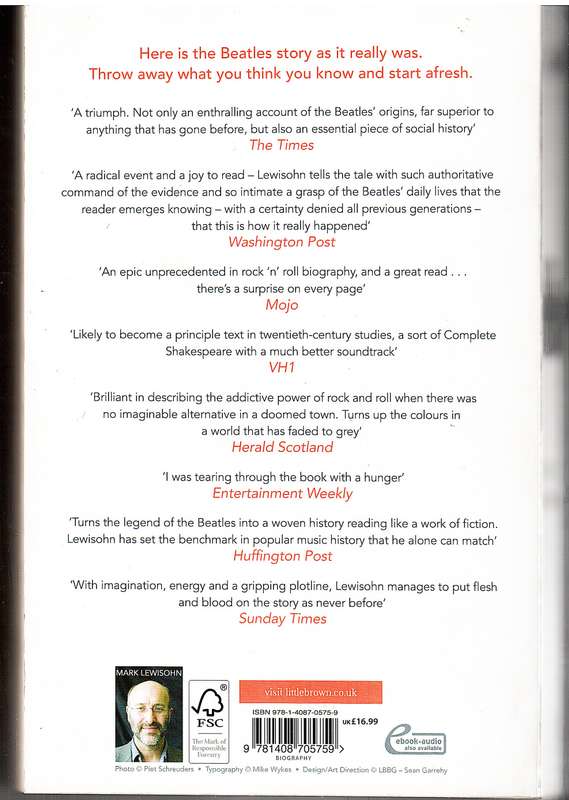 All These Years The Beatles Volume 1: Tune In - Mark Lewisohn