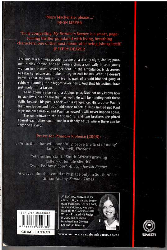 My Brother's Keeper - Jassy Mackenzie