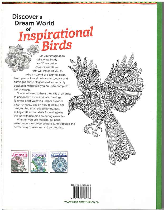 Creative Colouring: Birds - Valentina Harper