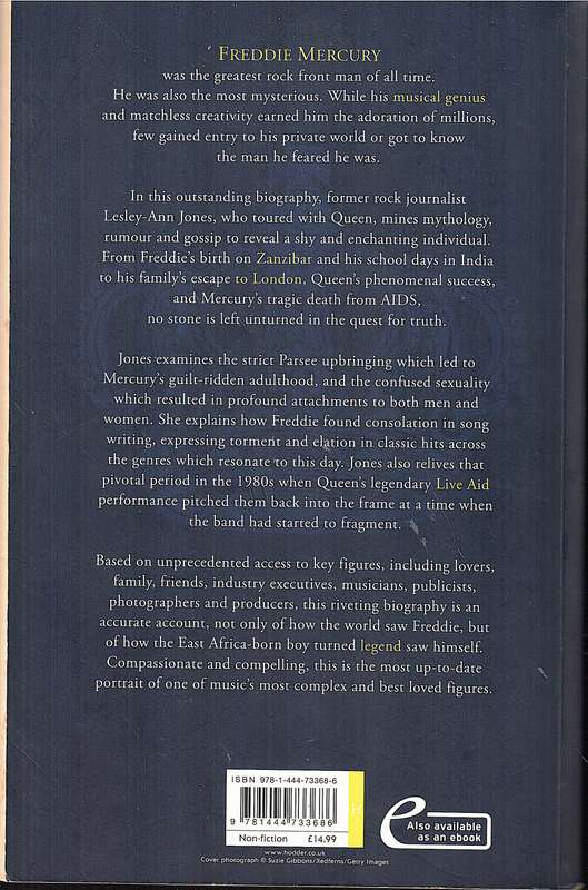 Freddie Mercury: The Definitive Biography - Lesley-Ann Jones