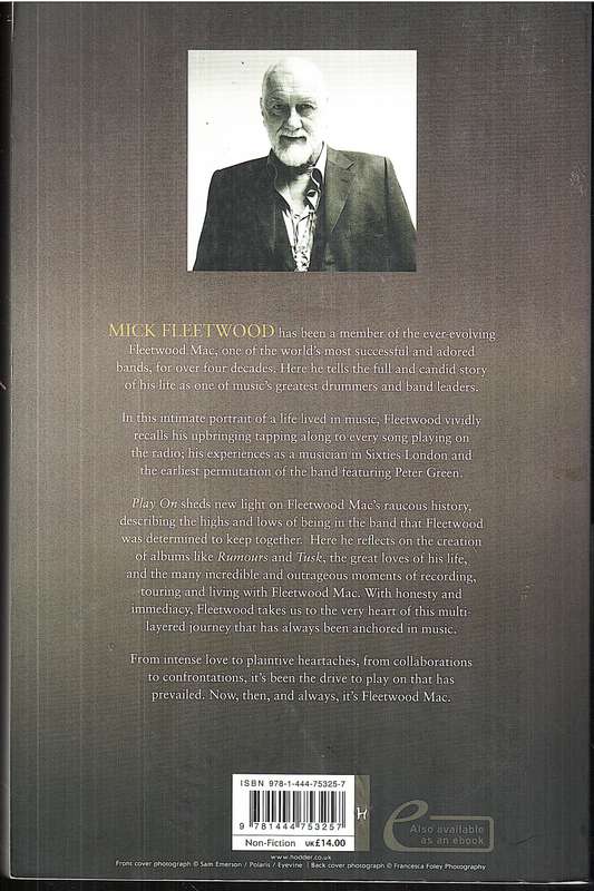 Play On: Now, Then & Fleetwood Mac (The Autobiography) - Mick Fleetwood & Anthony Bozza