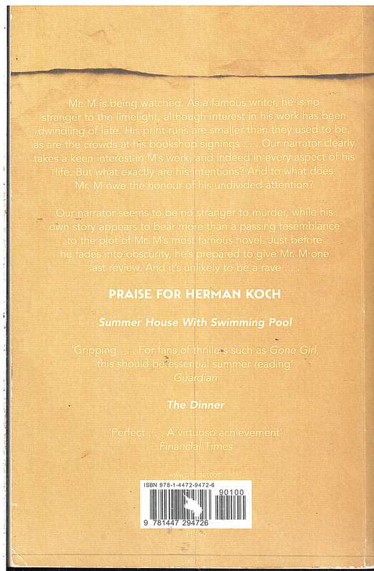 Dear Mr M - Herman Koch