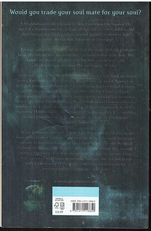 The Dark Artifices 02: Lord of Shadows - Cassandra Clare