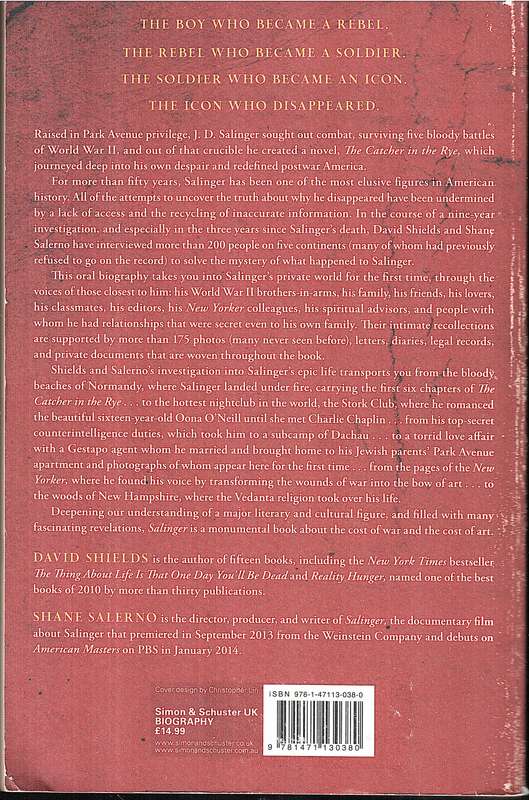 Salinger - David Shields & Shane Salerno