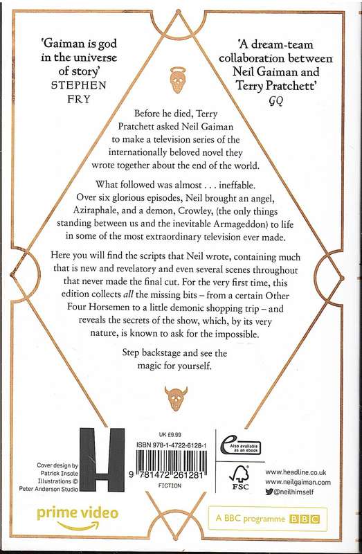 The Quite Nice and Fairly Accurate Good Omens Script Book - Terry Pratchett & Neil Gaiman