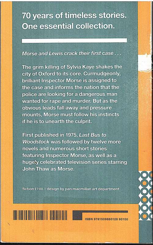 Last Bus to Woodstock - Colin Dexter