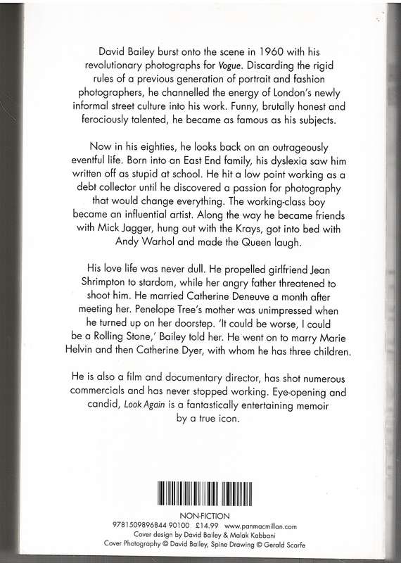 Look Again: The Autobiography - David Bailey with James Fox