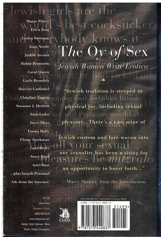 The Oy of Sex: Jewish Women Write Erotica - Marcy Sheiner (Ed)
