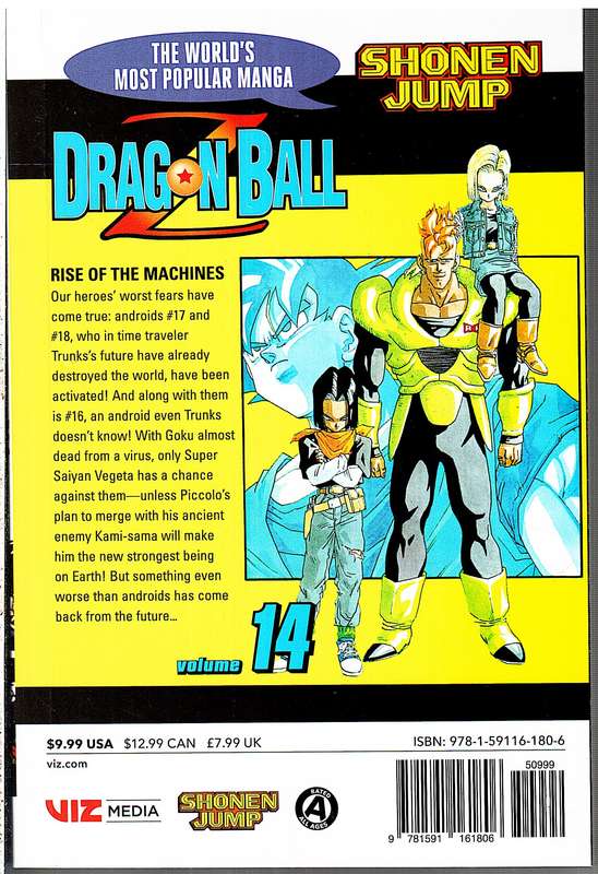 Dragon Ball Z Volume 14 (DB 30 of 42) - Akira Toriyama