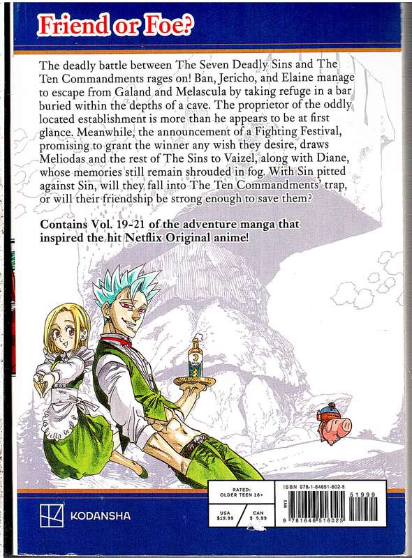 The Seven Deadly Sins Omnibus 7 (Volumes 19/20/21) - Nakaba Suzuki