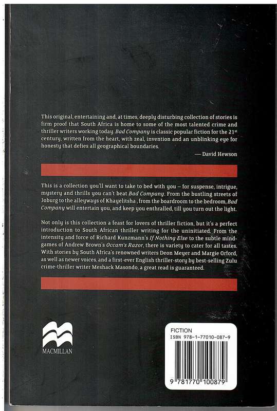 Bad Company - Compiled and Edited by Joanne Hichens