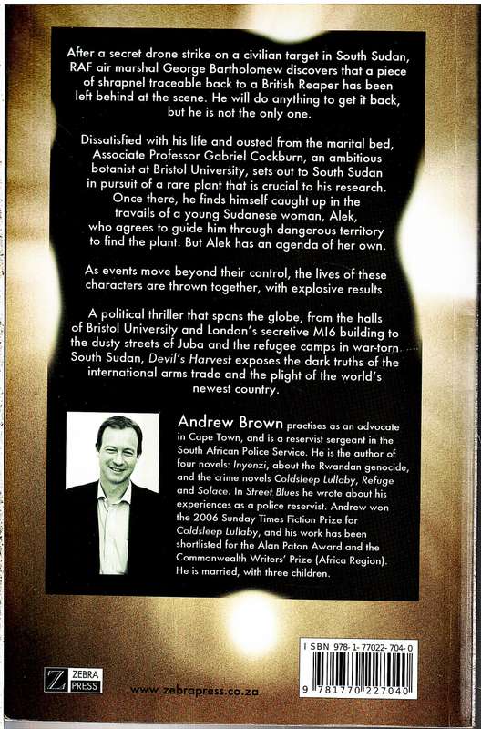 Devil's Harvest - Andrew Brown (Winner Sunday Times Fiction Award 2006) [INSCRIBED BY THE AUTHOR]