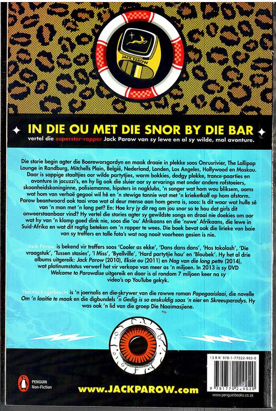 Jack Parow: Die Ou Met Die Snor By Die Bar - Theunis Engelbrecht
