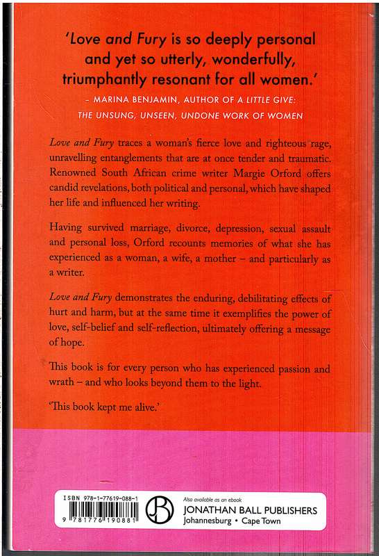 Love and Fury: A Memoir - Margie Orford