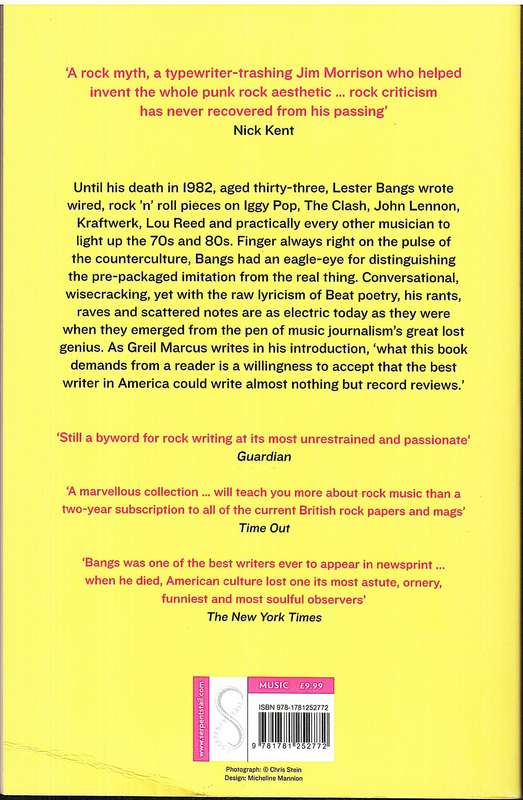 Psychotic Reactions & Carburetor Dung - Lester Bangs