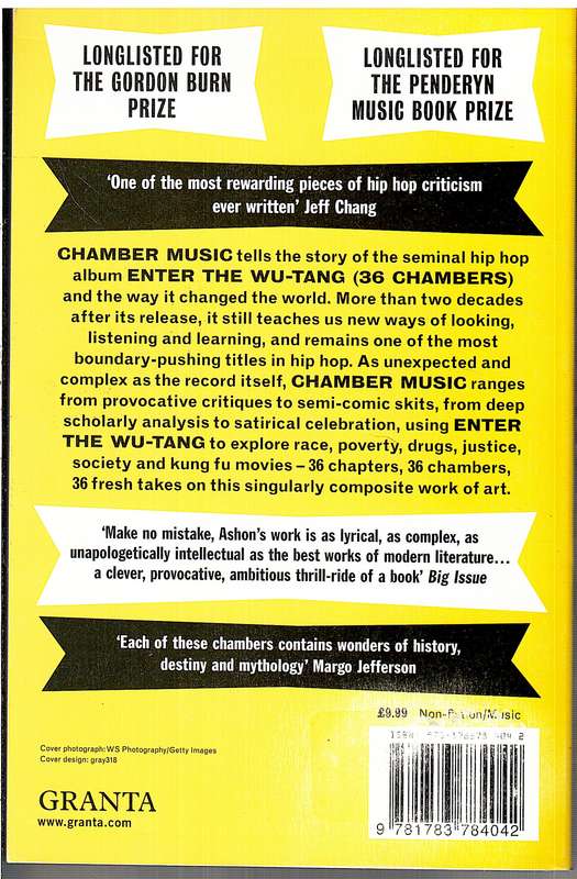Chamber Music: About the Wu-Tang (in 36 Pieces) - Will Ashton
