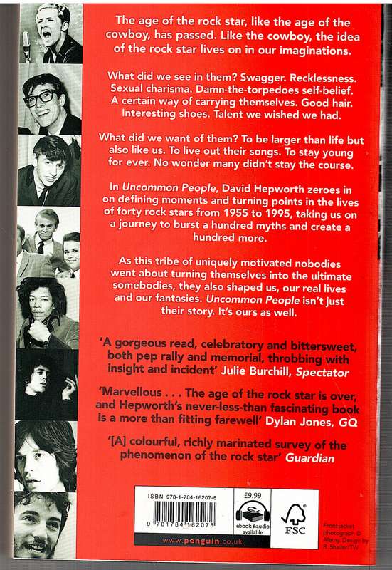 Uncommon People: The Rise and Fall of the Rock Stars - David Hepworth