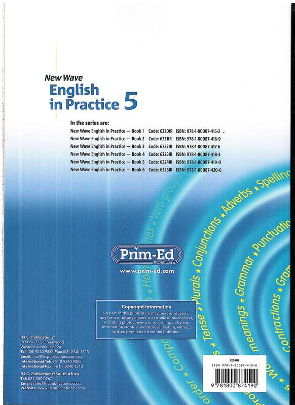 New Wave English in Practice Book 5 (Daily Skills Practice)
