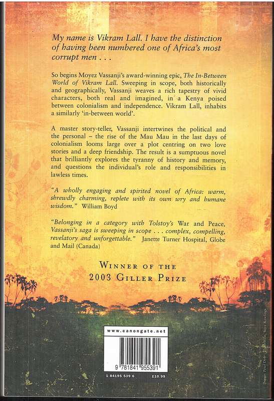 The In-Between World of Vikram Lall - MG Vassanji