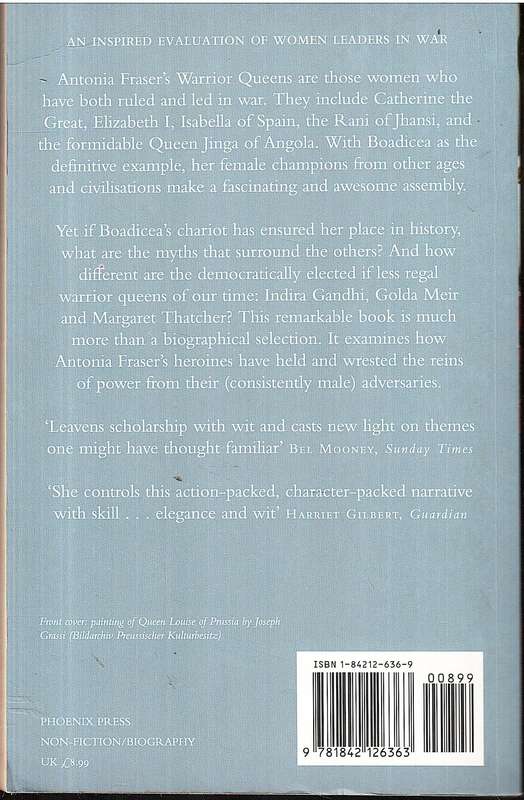The Warrior Queens: Boadicea's Chariot - Antonia Fraser
