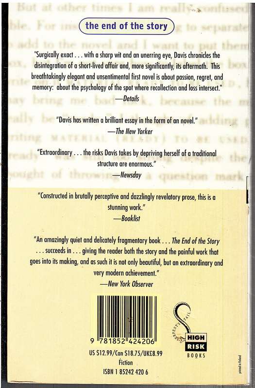 The End of the Story - Lydia Davis