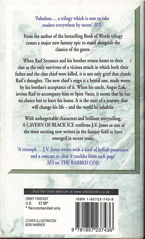 Sword of Shadows 01: A Cavern of Black Ice - JV Jones
