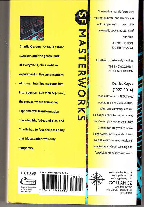 Flowers for Algernon - Daniel Keyes [SF Masterworks]
