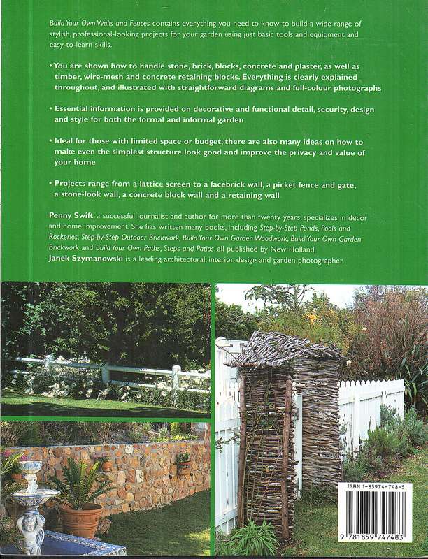 Build Your Own Walls and Fences - Penny Swift and Janek Szymanowski