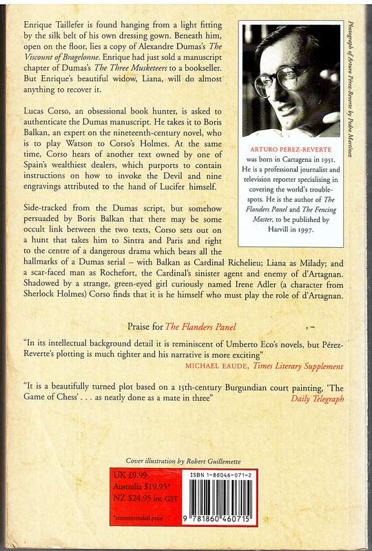 The Dumas Club - Arturo Perez-Reverte