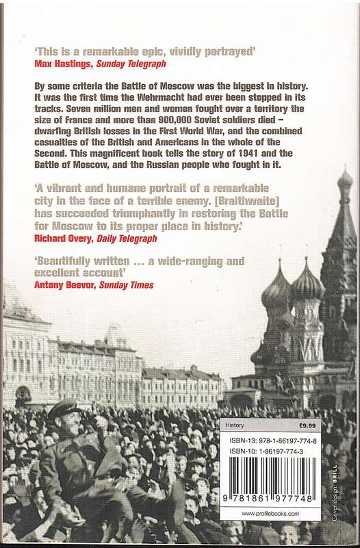 Moscow 1941: A City and Its People At War - Rodric Braithwaite