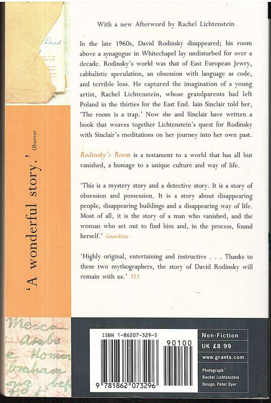 Rodinsky's Room - Rachel Lichtenstein & Iain Sinclair