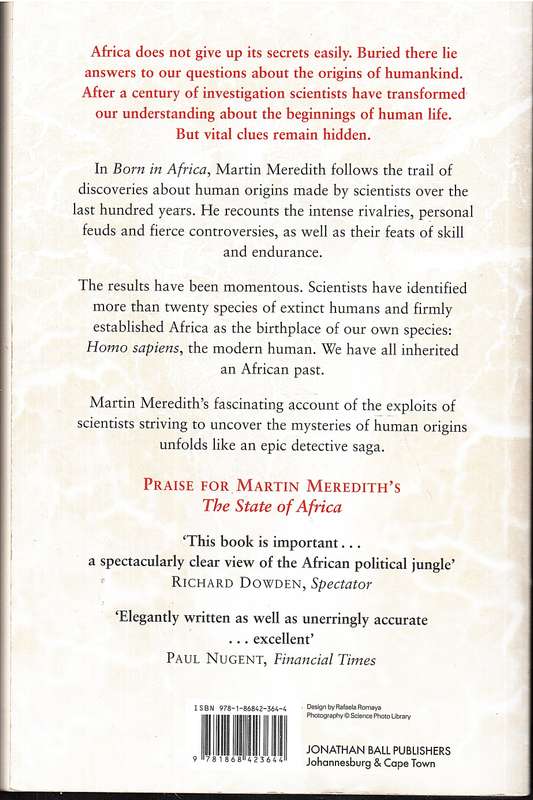 Born in Africa: The Quest For The Origins Of Human Life - Martin Meredith