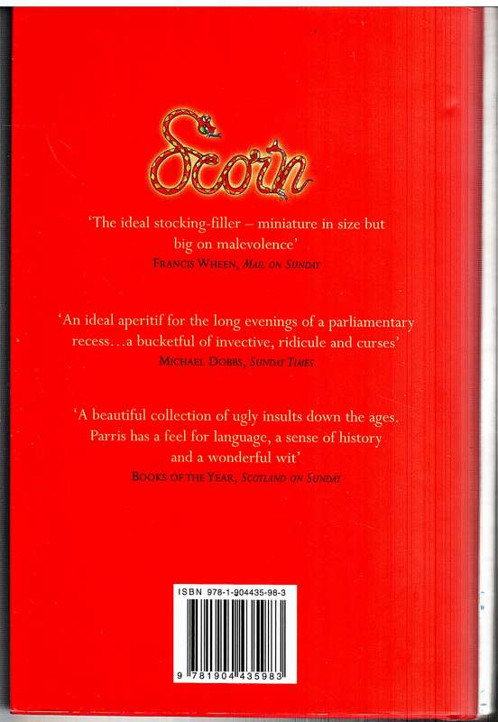 Scorn: The Anthology - Matthew Parris