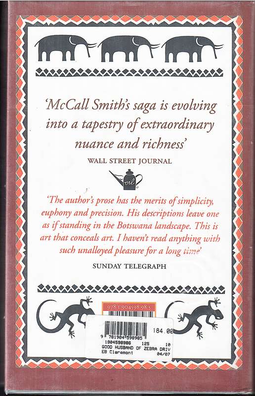 The Good Husband of Zebra Drive - Alexander McCall Smith