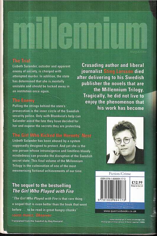 The Girl Who Kicked the Hornet's Nest - Stieg Larsson [Millenium III]