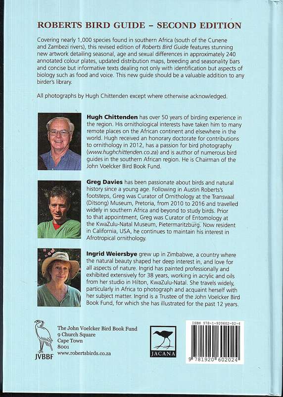 Roberts Bird Guide: Illustrating Nearly 1,000 Species in Southern Africa - Hugh Chittenden et al