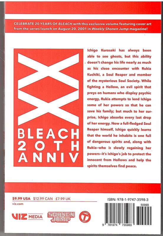 Bleach 20th Anniversary Edition Volume 01 - Tite Kubo